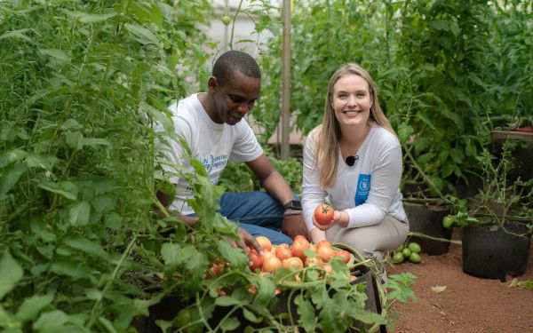 JPO Iselin Paris i Kenya, WFP.